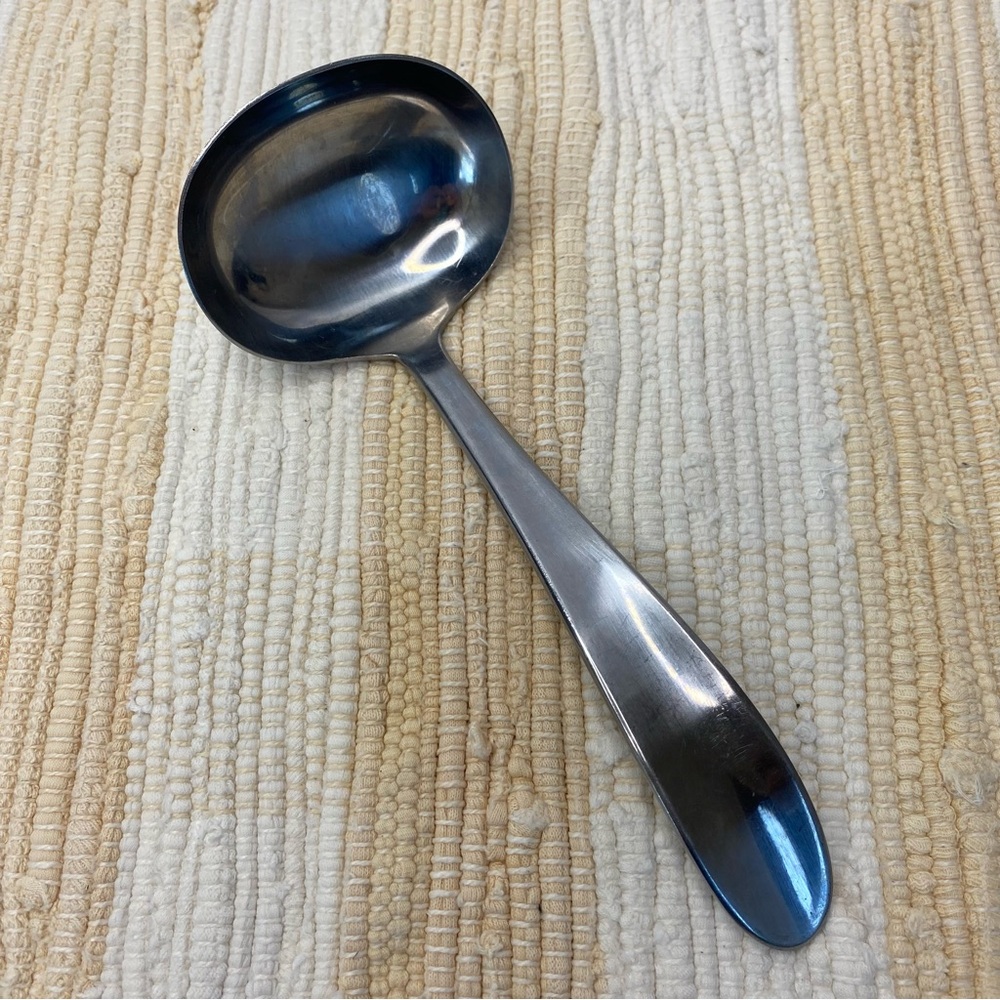 VTG STAINLESS STEEL GRAVY LADLE JAPAN 7" KITCHEN HEAVY DUTY SERVING
